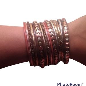 chocolate heart bangles